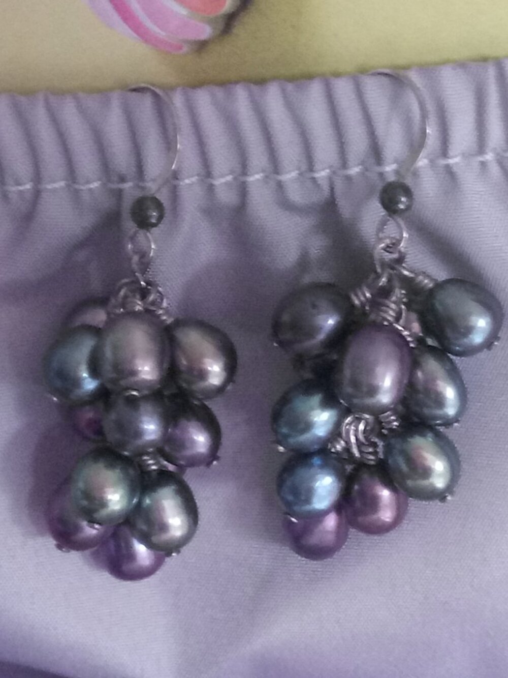 Desert Rose Trading DTR Jay King Sterling Silver 925/Pearl dangle
